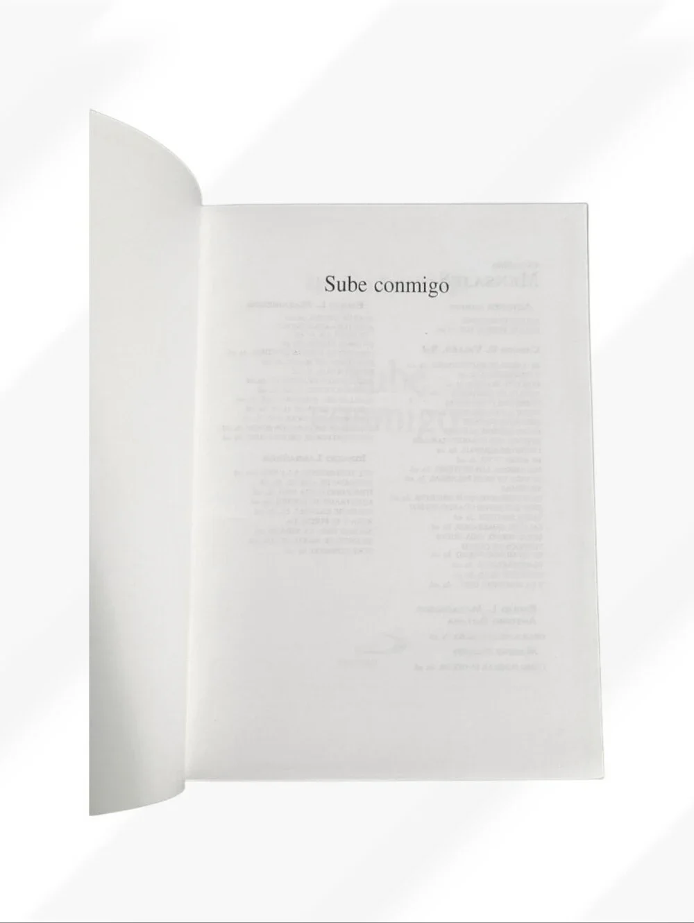 Sube Conmigo by Ignacio Larrañaga Spanish Spiritual Christian Book Paperback